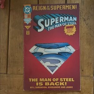 Superman The Man of Steel Comic Book